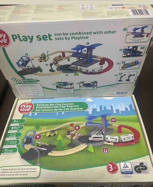 Playtive  деревяна дорога 👉опт 2200гр 000-230 фото